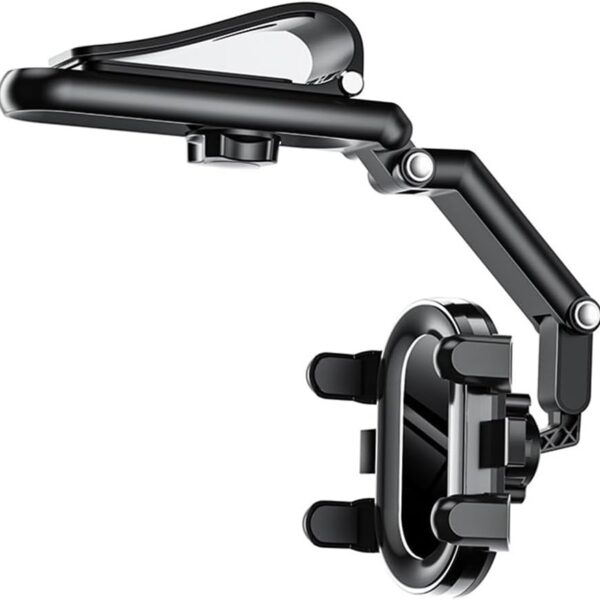 Multifunctional 360° rotating car mount for sun visor