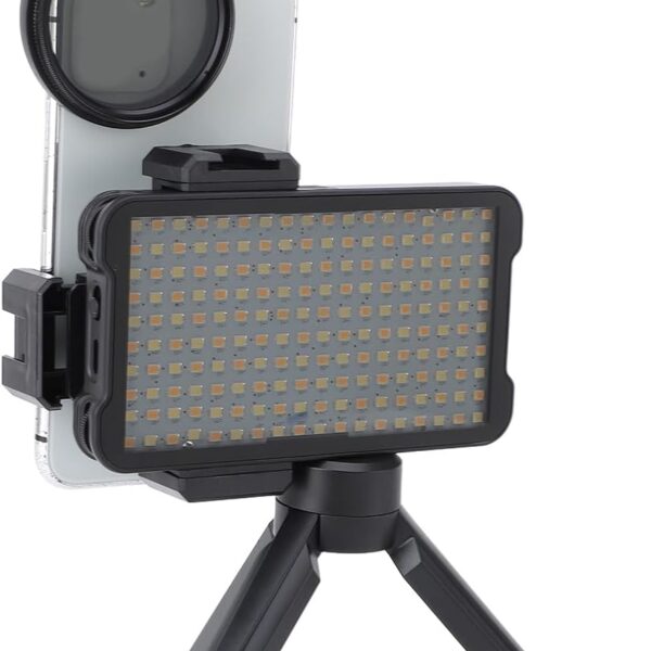 Adjustable color temperature fill light for tattooing and mobile photography