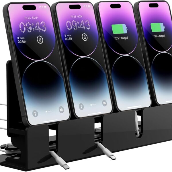 4 slot acrylic phone holder